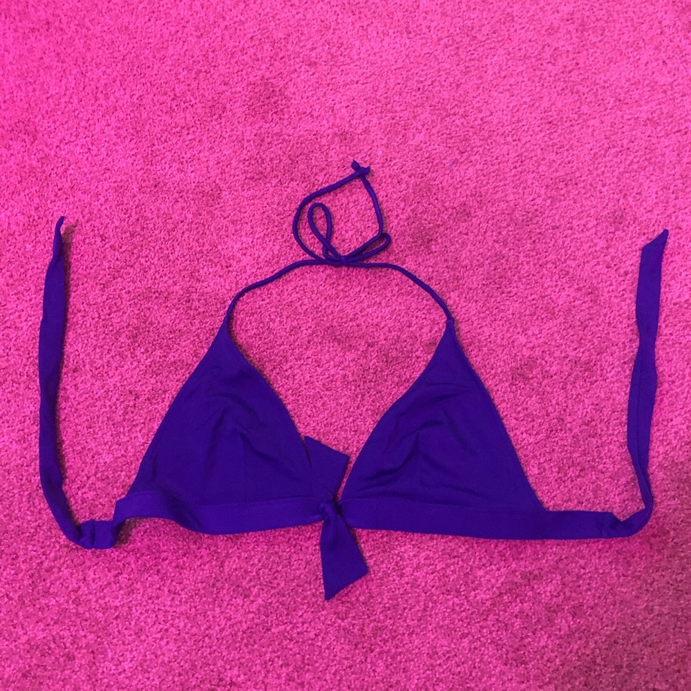 Victoria’s Secret bikini top Electric Blue Sz L